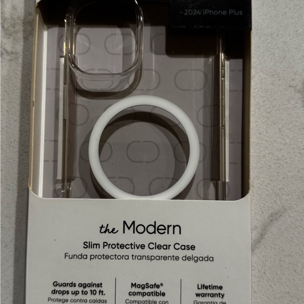 Slim Protective Clear Case for iPhone 16 Plus and 16 Pro Max